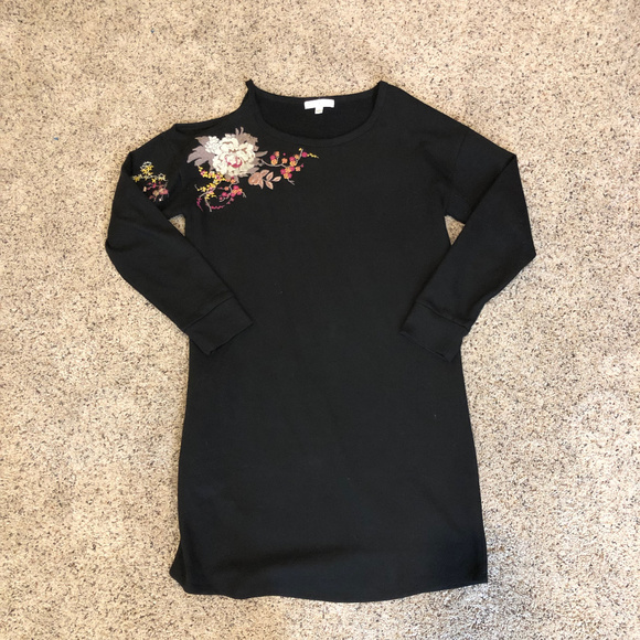 Socialite Black Cold Shoulder Dress - S - Picture 3 of 8